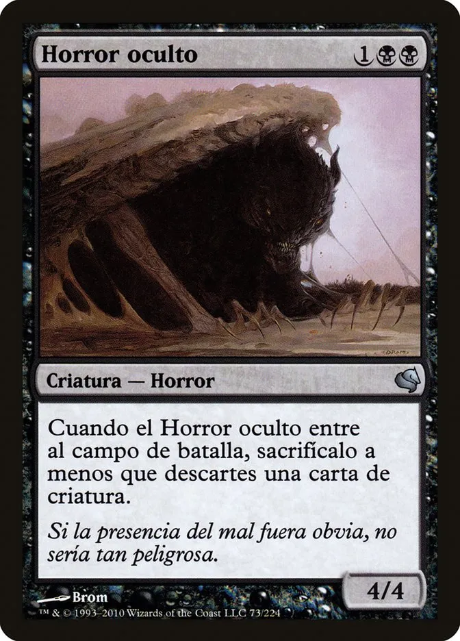 2011 Salvat 2011 Hidden Horror #73 uncommon card image