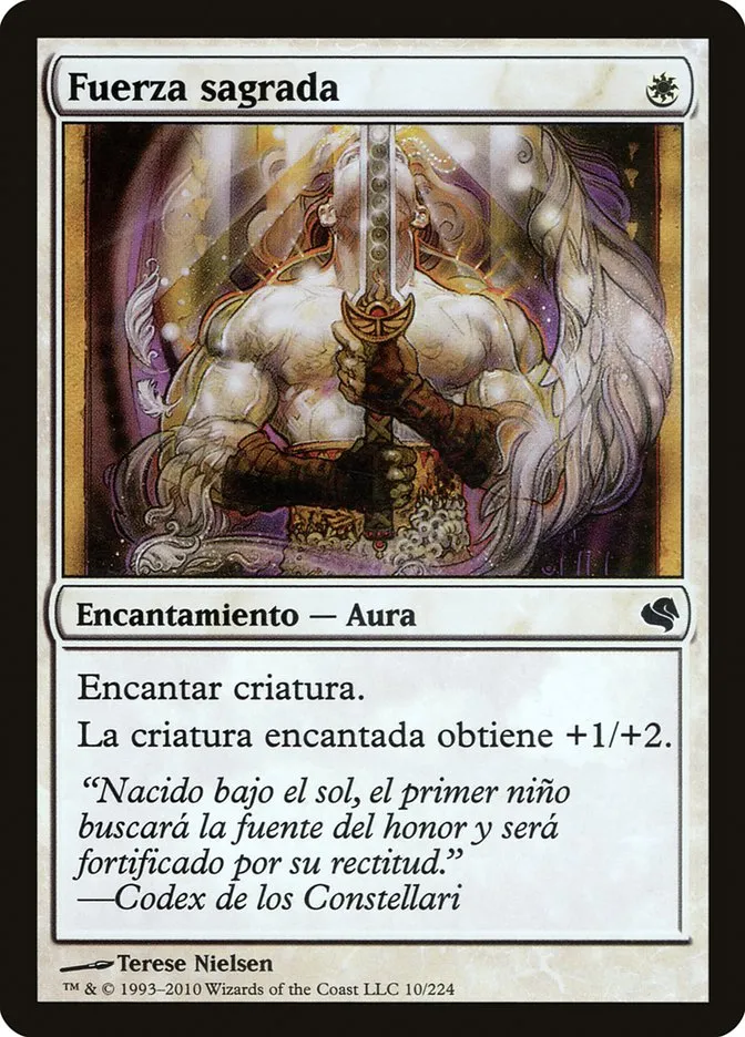 2011 Salvat 2011 Holy Strength common #10 common card image