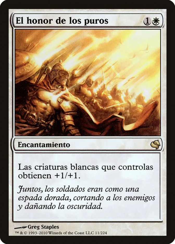 2011 Salvat 2011 Honor of the Pure #11 rare card image