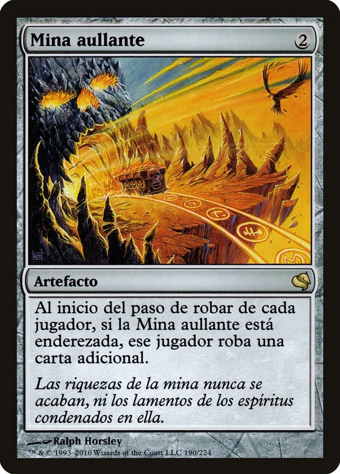 2011 Salvat 2011 Howling Mine #190 rare card image