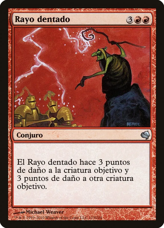 2011 Salvat 2011 Jagged Lightning uncommon #113 uncommon card image
