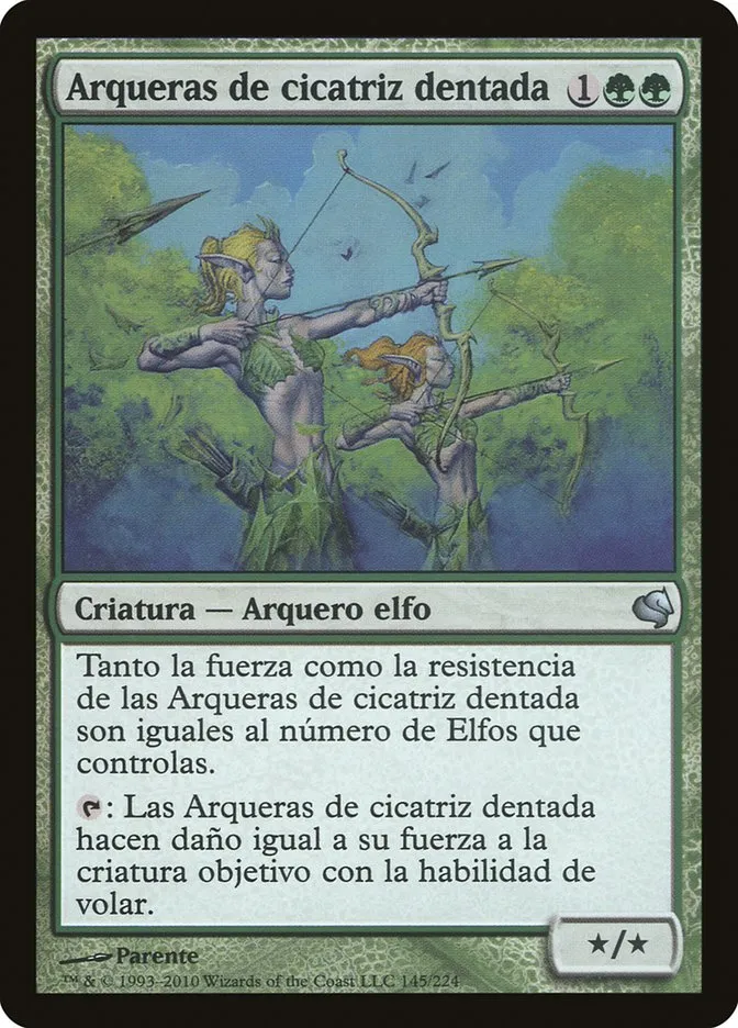 2011 Salvat 2011 Jagged-Scar Archers #145 uncommon card image