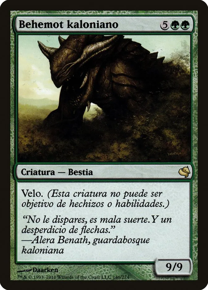 2011 Salvat 2011 Kalonian Behemoth #146 rare card image