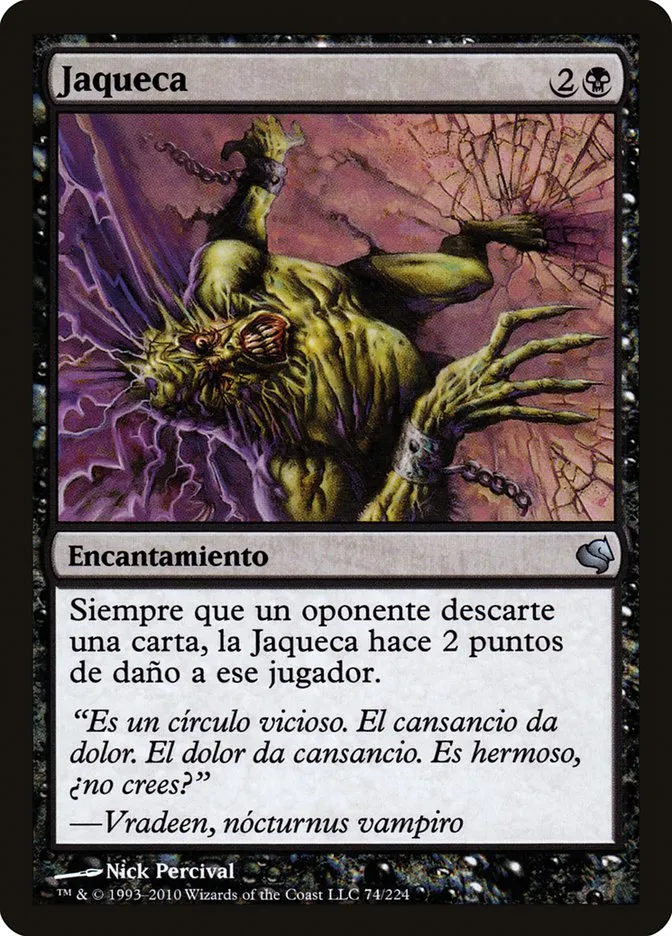 2011 Salvat 2011 Megrim uncommon #74 uncommon card image