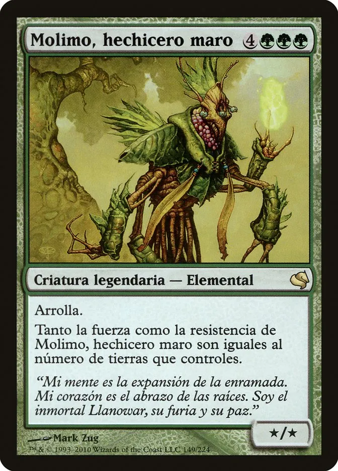 2011 Salvat 2011 Molimo, Maro-Sorcerer #149 rare card image