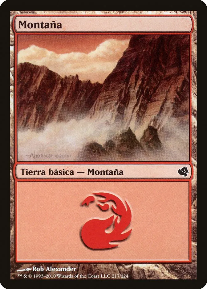 2011 Salvat 2011 Mountain common #217 common card image