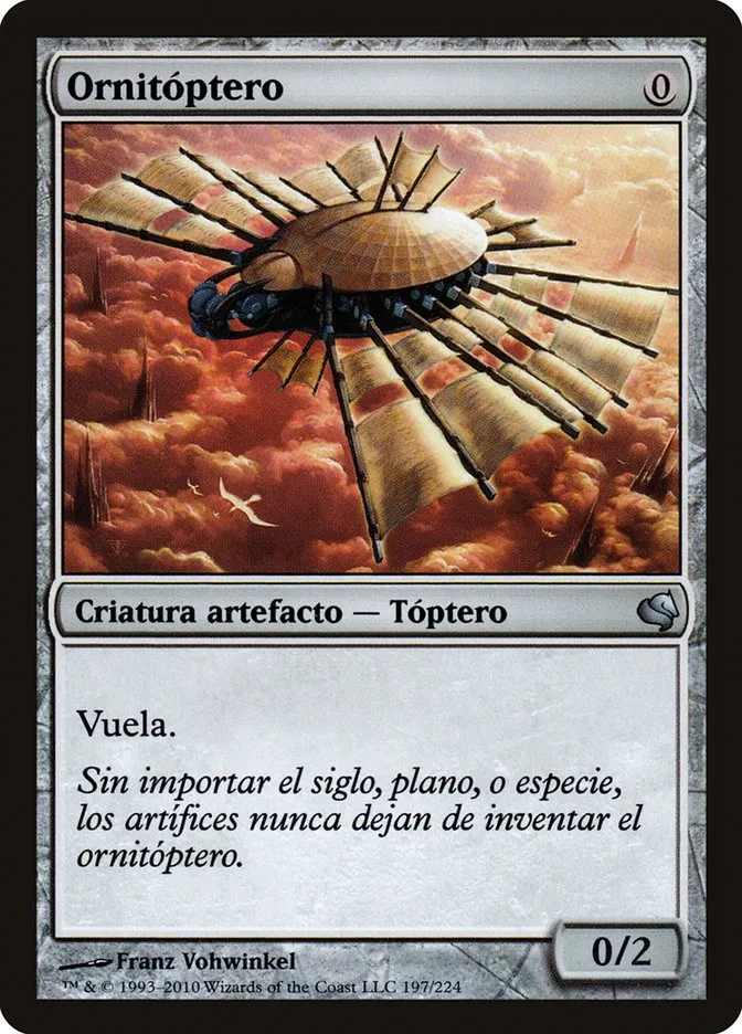 2011 Salvat 2011 Ornithopter uncommon #197 uncommon card image