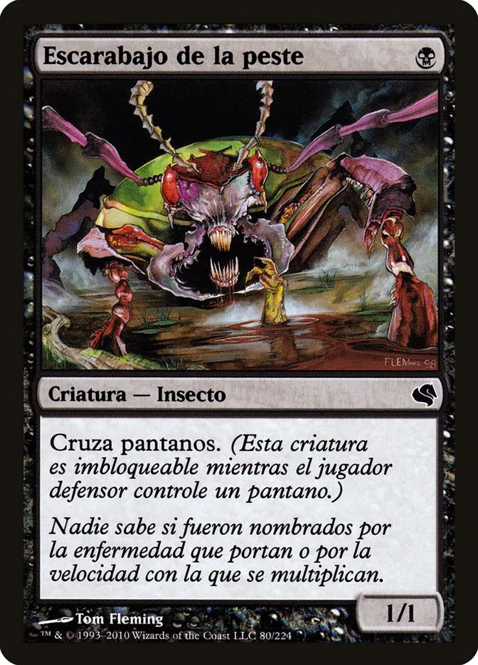 2011 Salvat 2011 Plague Beetle common #80 common card image