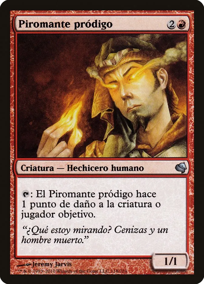 2011 Salvat 2011 Prodigal Pyromancer uncommon #118 uncommon card image