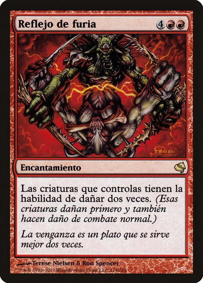 2011 Salvat 2011 Rage Reflection rare #119 rare card image