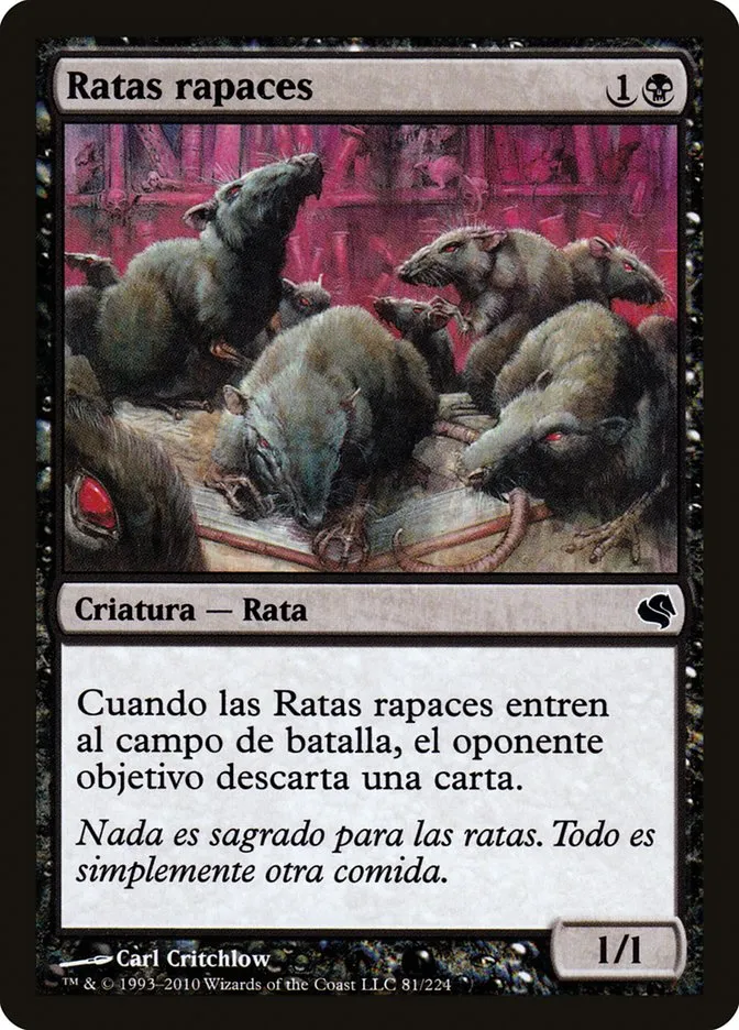 2011 Salvat 2011 Ravenous Rats #81 common card image