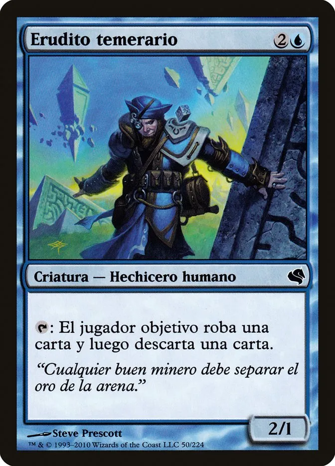 2011 Salvat 2011 Reckless Scholar common #50 common card image