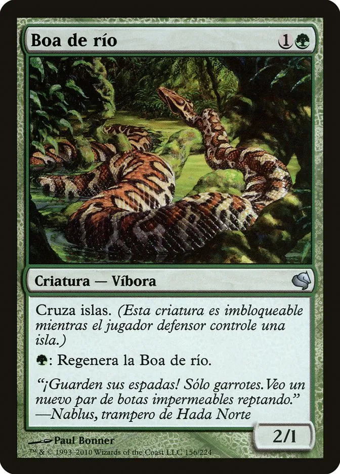 2011 Salvat 2011 River Boa uncommon #156 uncommon card image