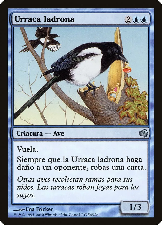 2011 Salvat 2011 Thieving Magpie #56 uncommon card image