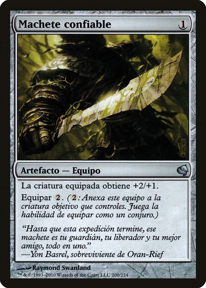 2011 Salvat 2011 Trusty Machete #200 uncommon card image