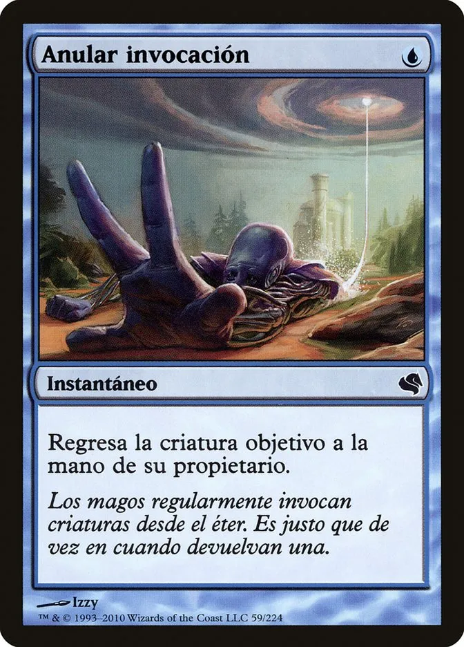 2011 Salvat 2011 Unsummon common #59 common card image