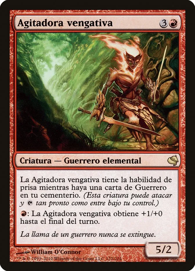 2011 Salvat 2011 Vengeful Firebrand #122 rare card image