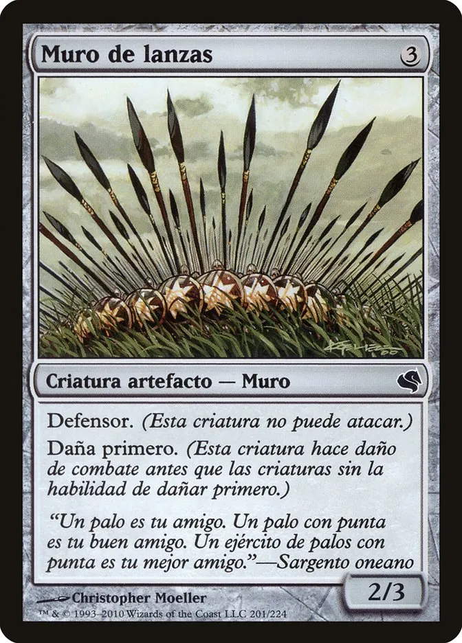 2011 Salvat 2011 Wall of Spears #201 common card image