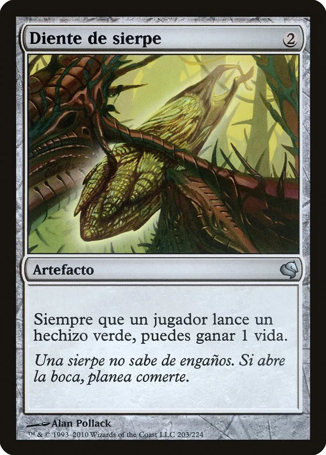 2011 Salvat 2011 Wurm's Tooth uncommon #203 uncommon card image
