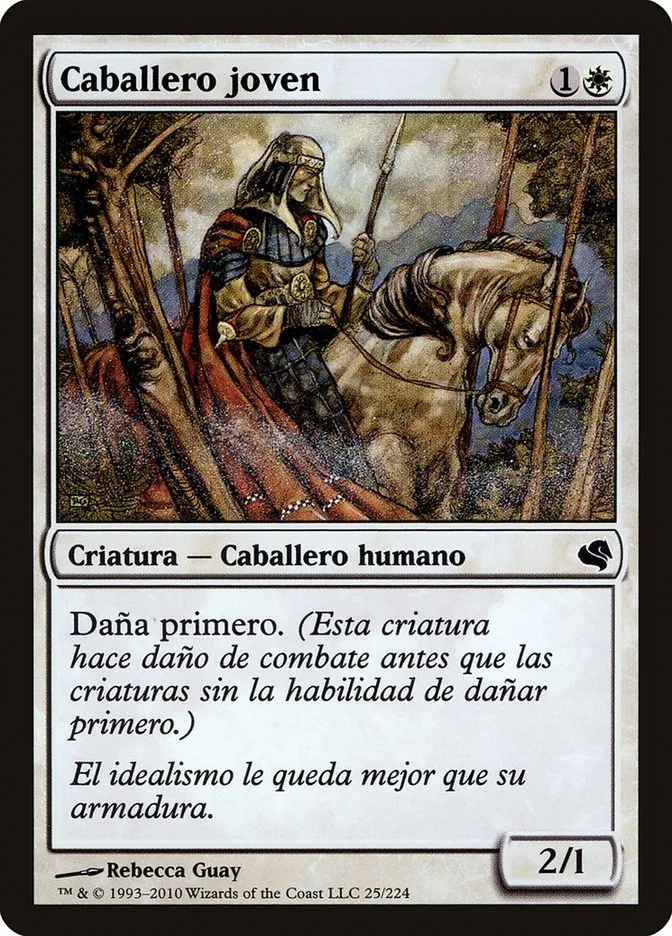 2011 Salvat 2011 Youthful Knight #25 common card image