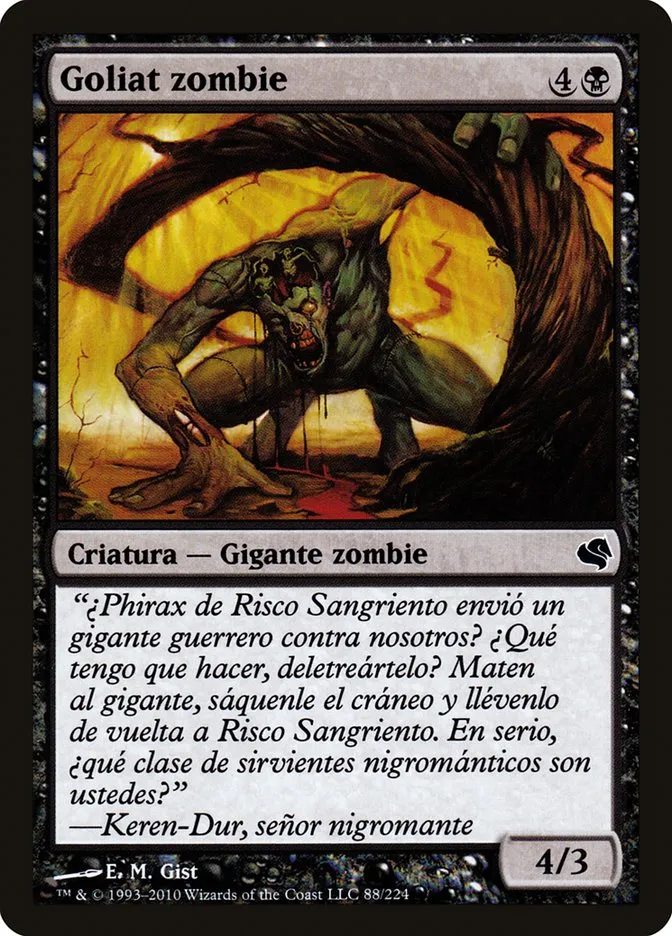 2011 Salvat 2011 Zombie Goliath common #88 common card image
