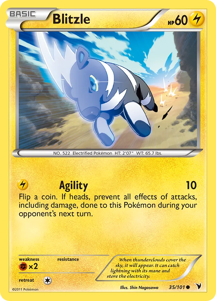 2011 Noble Victories Blitzle Common #035/101 Common card image