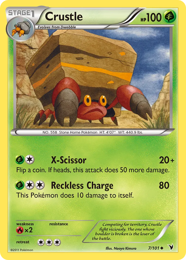 2011 Noble Victories Crustle Uncommon #007/101 Uncommon card image