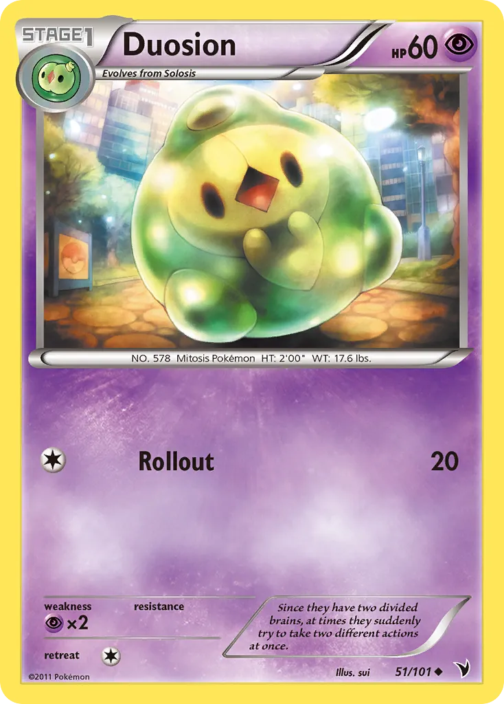 2011 Noble Victories Duosion Uncommon #051/101 Uncommon card image