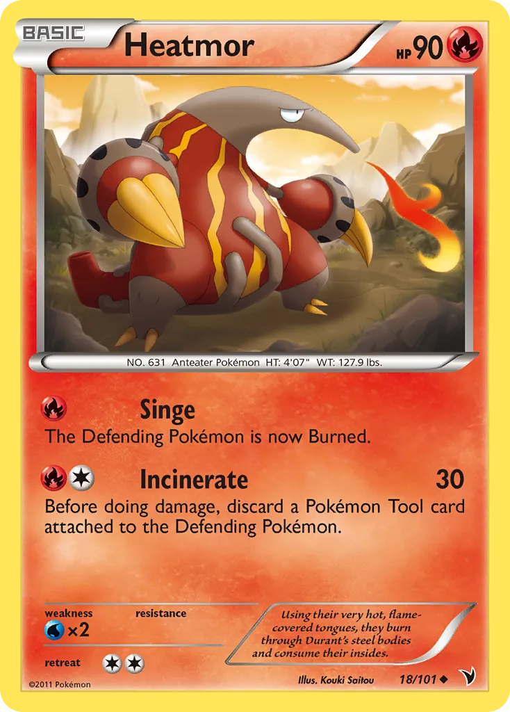 2011 Noble Victories Heatmor Uncommon #018/101 Uncommon card image