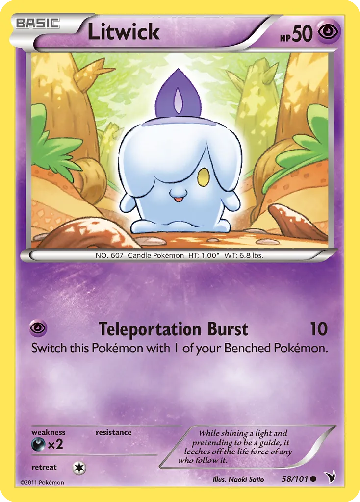 2011 Noble Victories Litwick #058/101 Common card image