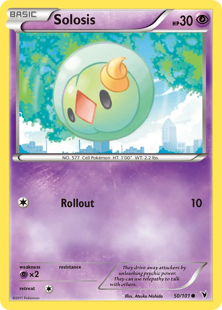 2011 Noble Victories Solosis Common #050/101 Common card image