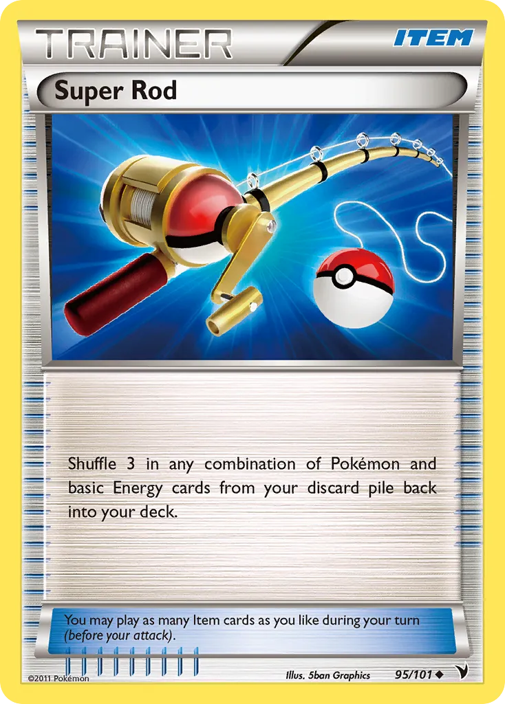 2011 Noble Victories Super Rod Uncommon #095/101 Uncommon card image