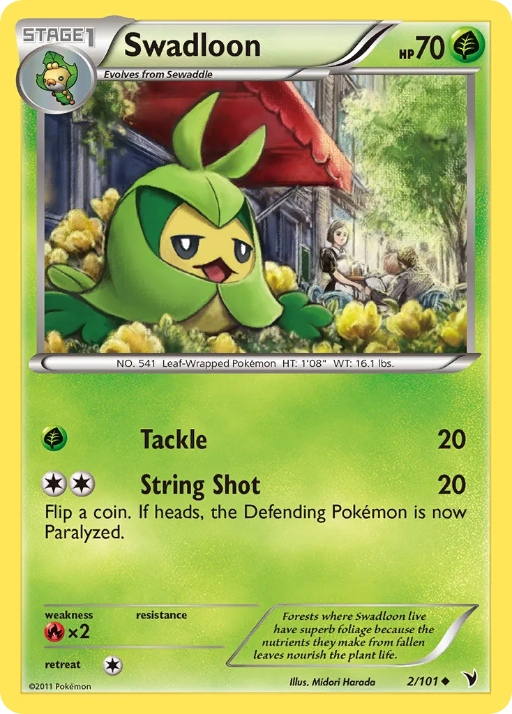 2011 Noble Victories Swadloon Uncommon #002/101 Uncommon card image