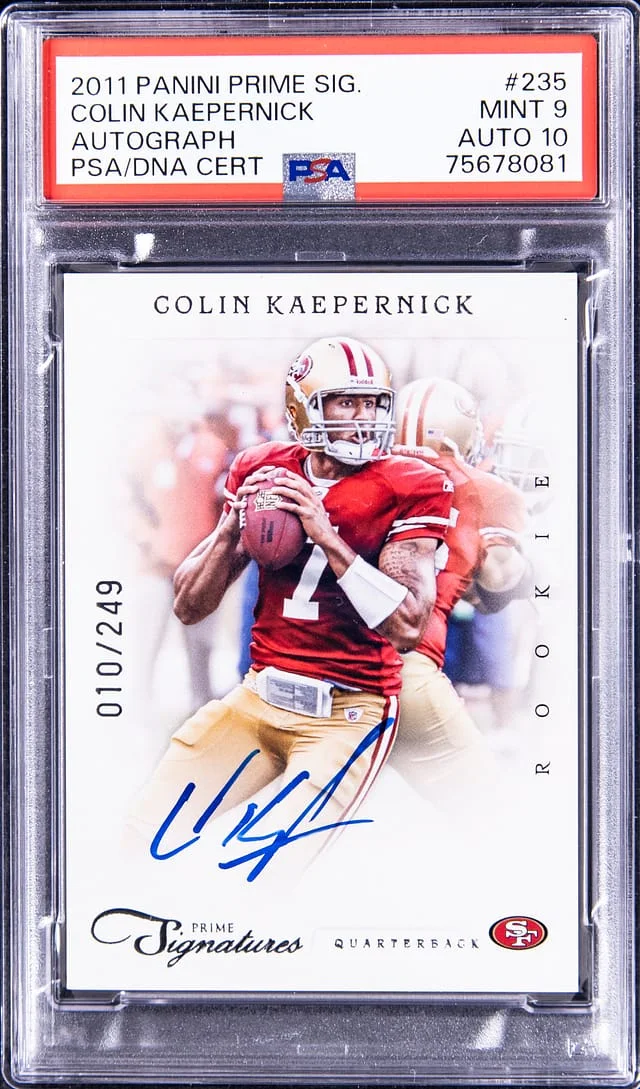 2011 Panini Colin Kaepernick Prime Signatures #235 card image