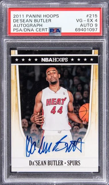 2011 Panini Hoops Da'Sean Butler Autograph #215 card image