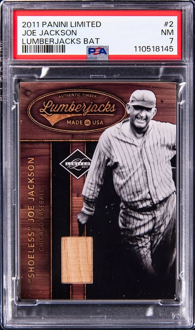 2011 Panini Joe Jackson Limited Lumberjacks Bat #2 card image