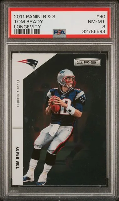 2011 Panini Tom Brady Rookies & Stars Longevity #90 card image