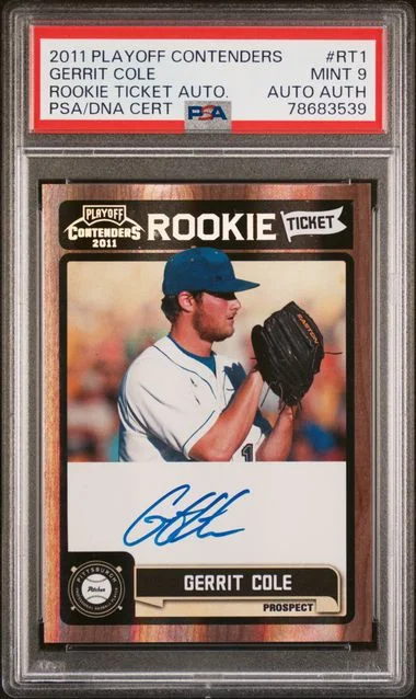 2011 Playoff Contenders Gerrit Cole Ticket Autographs #RT1 card image