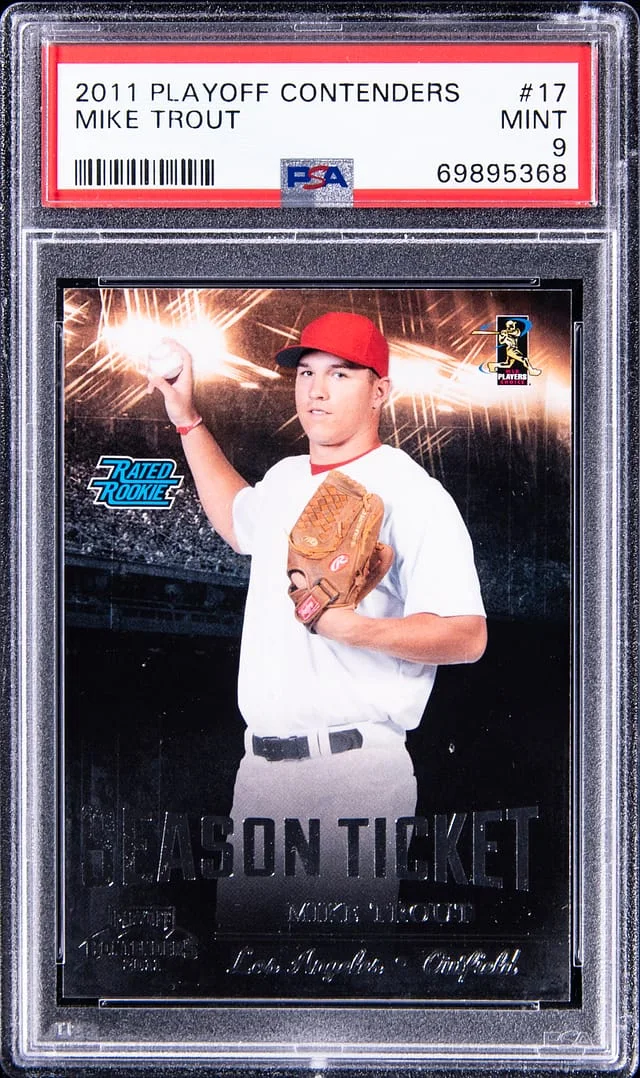 2011 Playoff Contenders Mike Trout #17 card image