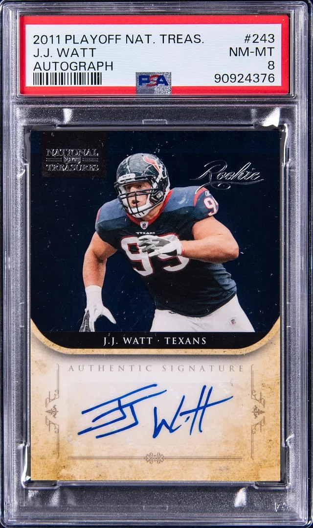 2011 Playoff JJ Watt National Treasures Autograph #243 card image