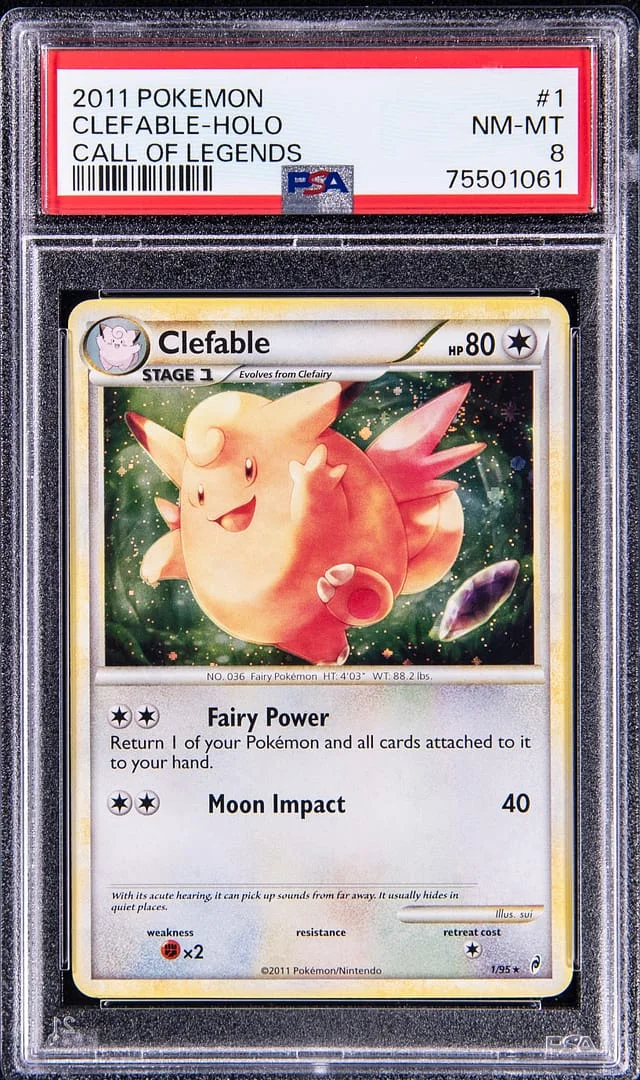 2011 Pokemon Call Of Legends Clefable-Holo #1 card image