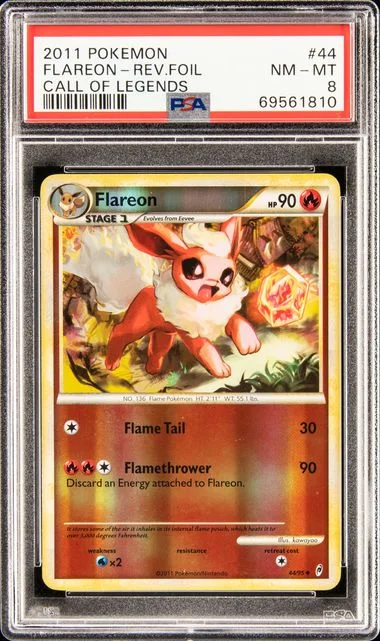 2011 Pokemon Call Of Legends Flareon-Reverse #44 card image