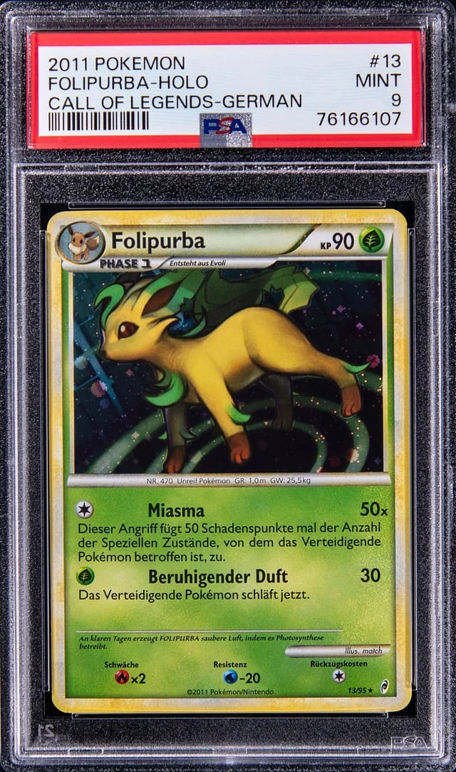 2011 Pokemon Call Of Legends German Folipurba-Holo #13 card image