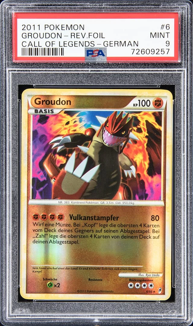 2011 Pokemon Call Of Legends - German Groudon Reverse #6 card image