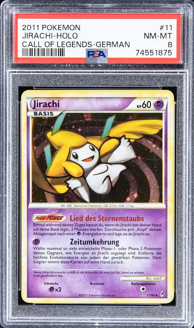 2011 Pokemon Call Of Legends - German Jirachi #11 card image
