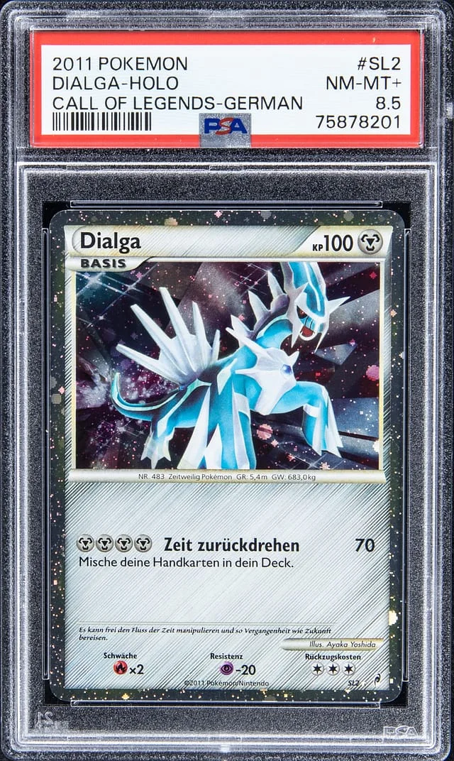 2011 Pokemon Call of Legends German Rare Holofoil Dialga #SL2 card image