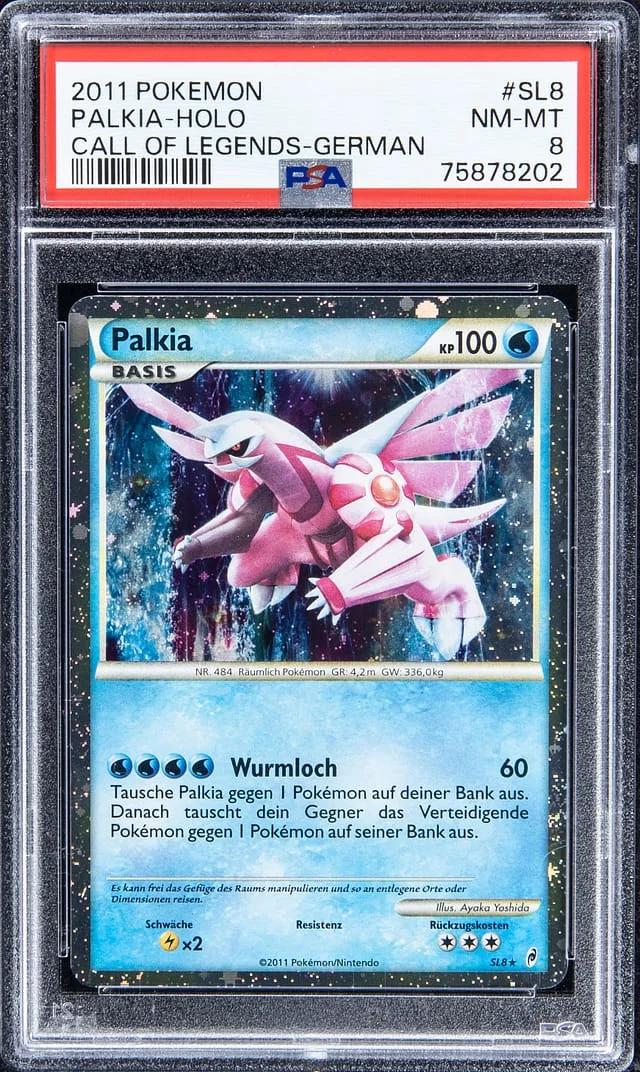 2011 Pokemon Call of Legends German Rare Holofoil Palkia #SL8 card image