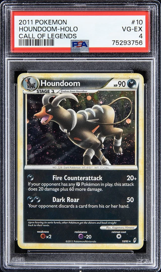 2011 Pokemon Call Of Legends - Holo Houndoom #10 card image
