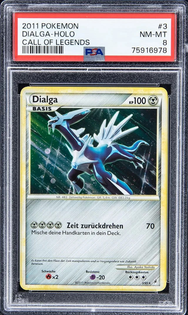 2011 Pokemon Call of Legends Rare Holofoil Dialga #3 card image