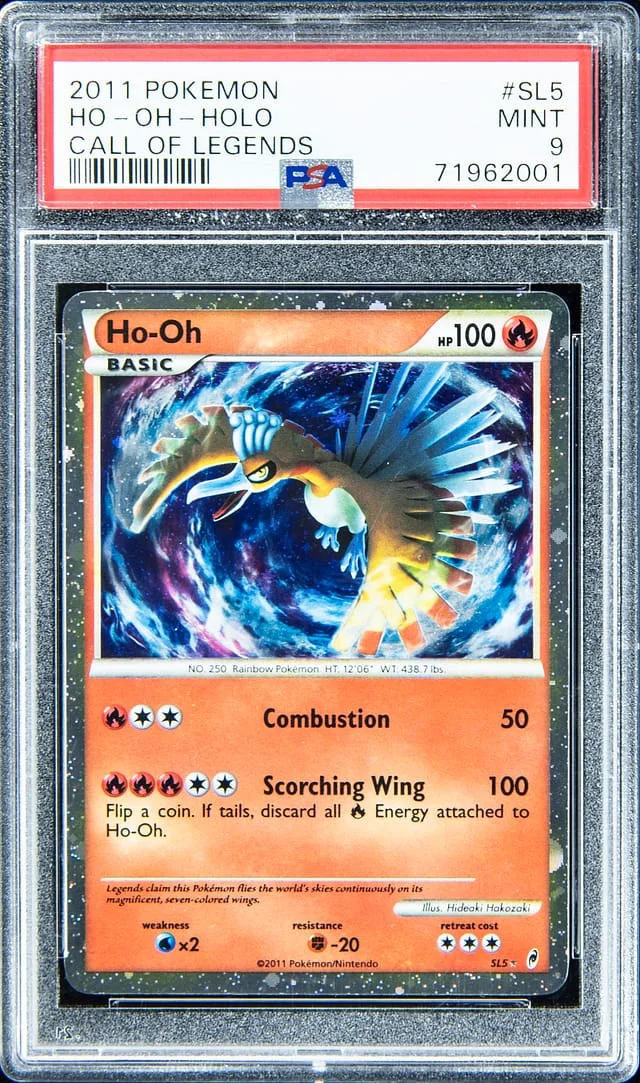 2011 Pokemon Call Of Legends Shiny Rare Holofoil Ho-Oh #SL5 card image